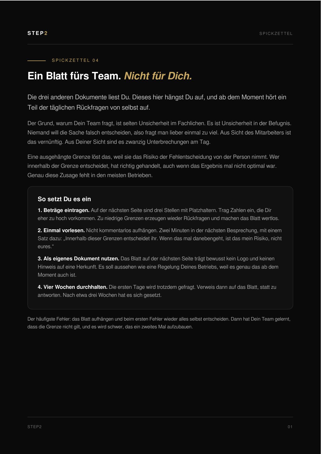 Titelbild: Das Ampel-System